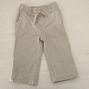 Janie and Jack Khaki Convertible Pants
